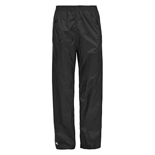 Trespass, pantaloni da uomo ripiegabili, uomo, packup trouser, black, 2x-small