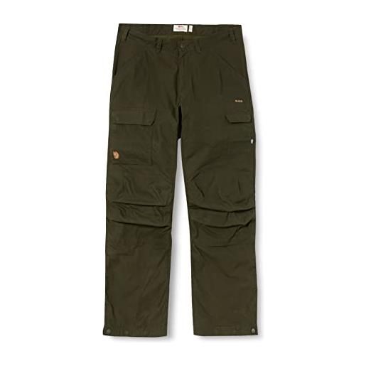 Fjallraven drev trousers m, pantalone uomo, grigio (deep forest), 48