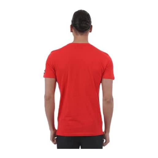 Kempa fan sport 24 t-shirt promo, maglietta da uomo, colore: rosso, s