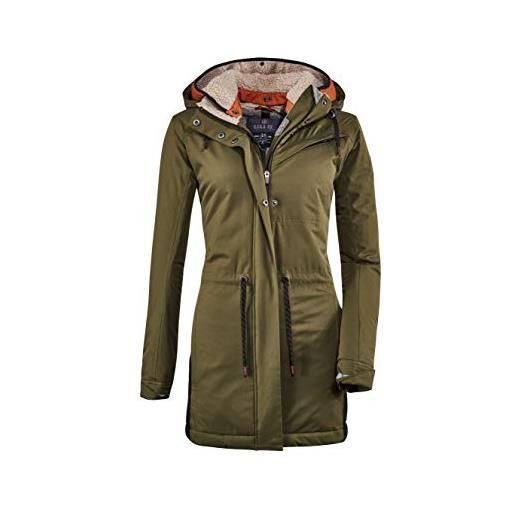 G.I.G.A. DX - parka funzionale da donna con cappuccio staccabile, donna, parka funzionale casual con cappuccio staccabile, 35926-000, oliva, 40