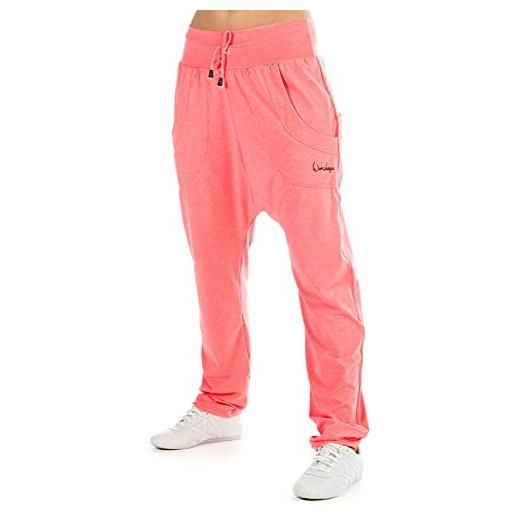 WINSHAPE wh13-pantaloni sportivi unisex da donna, pantaloni da allenamento, nero, m