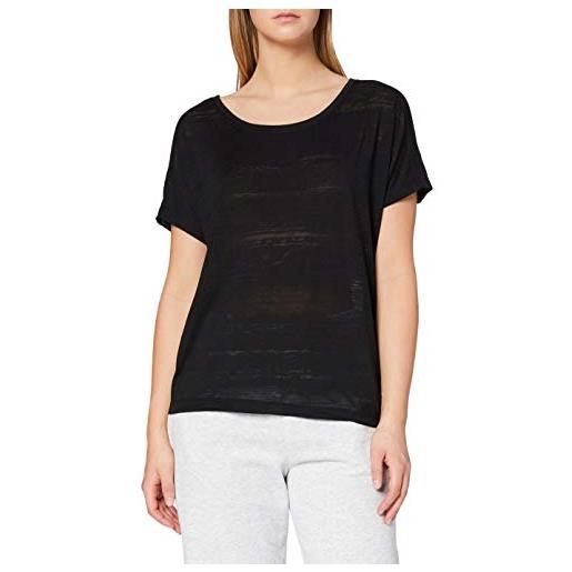 Reebok os bo tee maglietta, donna, donna, d93854_negro_2xs, nero, xxs