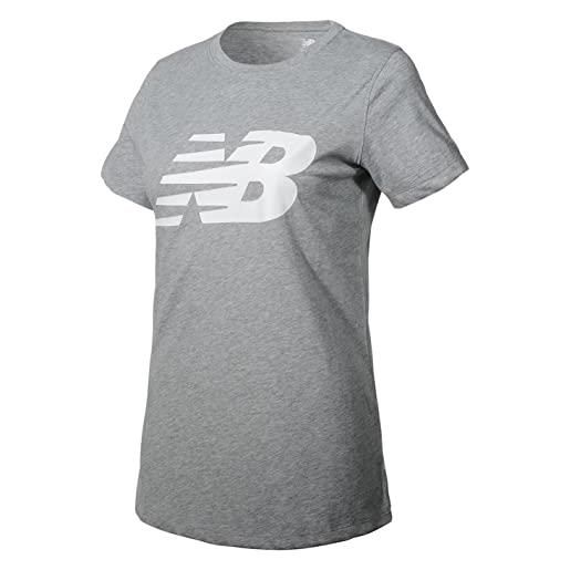 New Balance maglietta con stampa grafica del logo classico nb flying, da donna