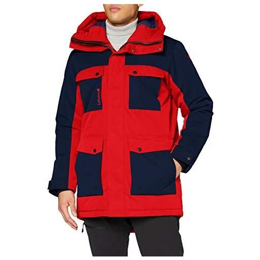 Lafuma lapland warm parka m, giacca di protezione uomo, vibrant red/eclipse blue, s