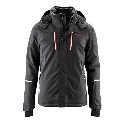 Maier sports giacca da sci da uomo lupus, uomo, skijacke lupus, rosso fuoco, 24