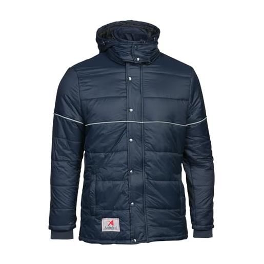 Asioka 190/17 giacca con cappuccio, uomo, uomo, 190/17, blu navy, l