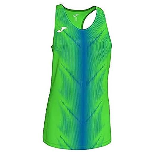 Joma Joma900932.027. L olimpia t-shirt, donna, verde fluore-royal, l