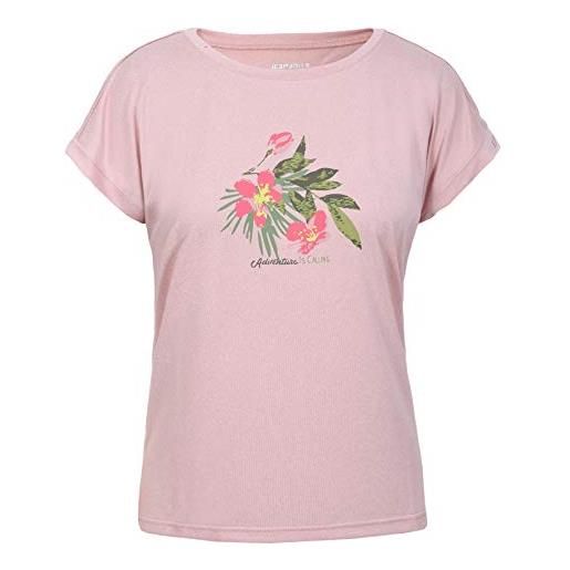 Icepeak maglietta donna bowdle, rosa, xxl