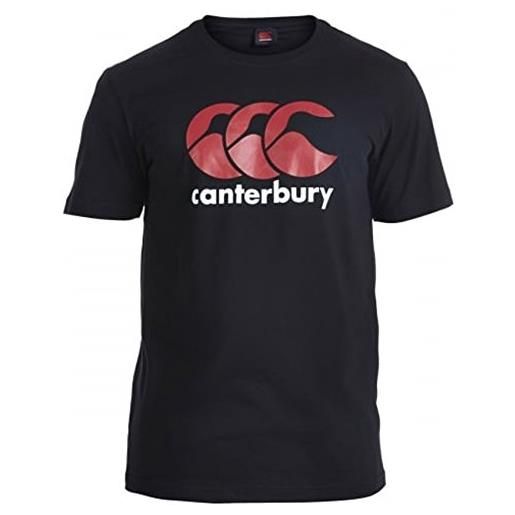 Canterbury, ccc logo, t-shirt, uomo, grigio (classic marl/ro), m
