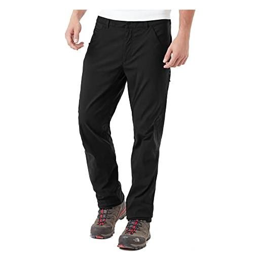 Berghaus ortler 2.0 pantaloni da escursionismo, uomo, black/black, 30 32