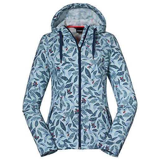 Schöffel maidstone l - giacca in pile da donna, donna, giacca di pile, 13066, bit of blue, 34