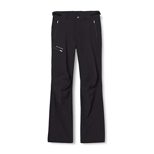VAUDE, pantaloni lunghi stretch uomo, nero (black), 48/s-long