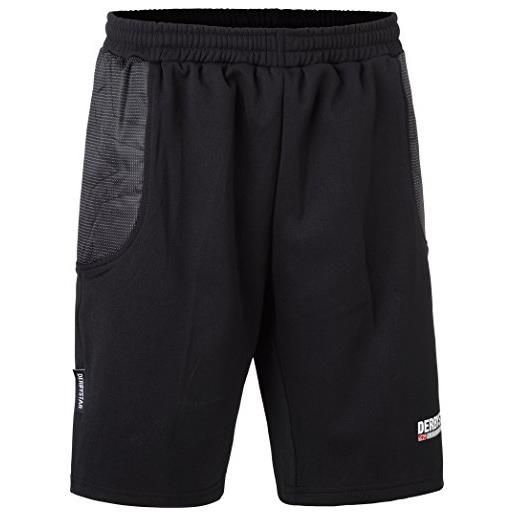Derbystar pantaloni da portiere timo, unisex, torwarthose timo, nero, s