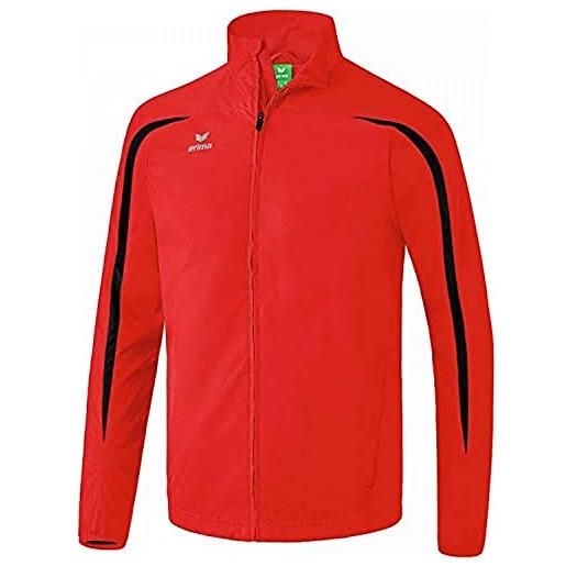Erima atletica, giacca running uomo, rosso/nero, xxxl