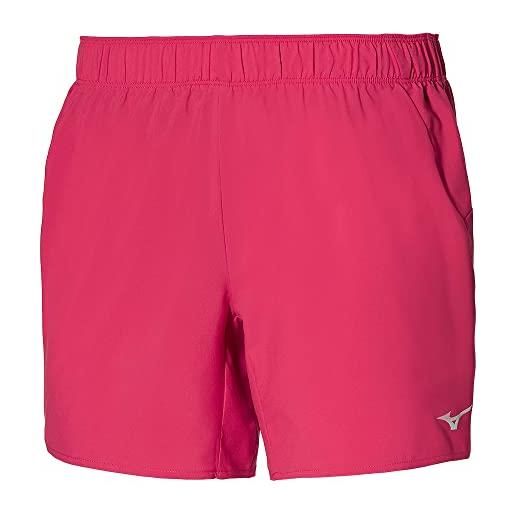 Mizuno core 5.5 - pantaloncini corti da donna, donna, pantaloncini, j2gb1355, rosso rosato, xl short