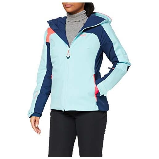 Jack Wolfskin monterosa giacca, donna, frosted blue, xs