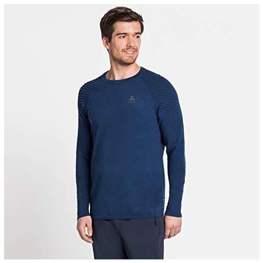 Odlo unity kinship - maglione da uomo, taglia xxl, colore: blu élange