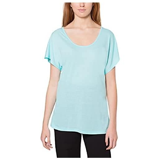 Ultrasport maglia yoga donna "light action" - t-shirt pilates donna ultraleggera con maniche corte a pipistrello - maglietta sportiva da donna, menta, xs