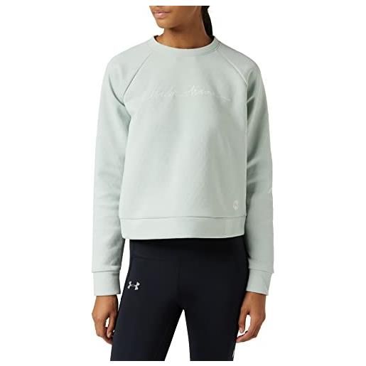 Under Armour recovery felpa, donna, verde, md