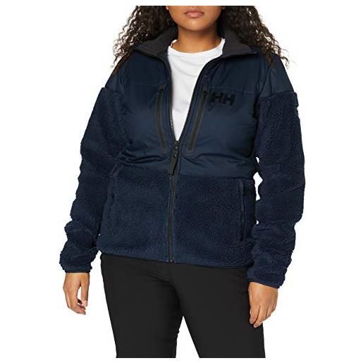 Helly Hansen arctic ocean - giacca in pile antivento da donna, donna, giacca di pile, 34082, blu navy, xs
