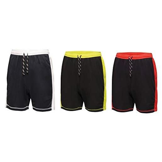 Regatta pantaloncini tokyo ii uomo leggeri antibatterici, shorts, black(classic red), xl