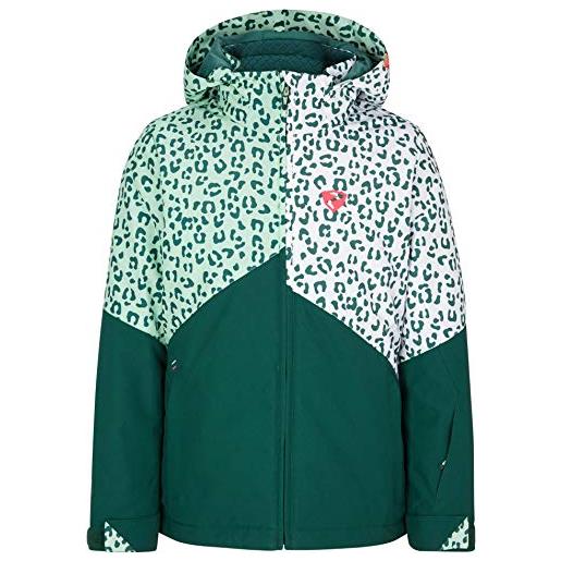Ziener alani junior, giacca da sci per bambini, impermeabile, antivento, calda, corda rosa sugar, 176
