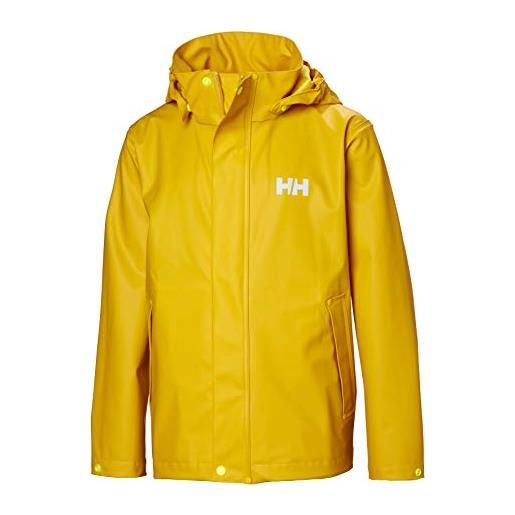 Helly Hansen junior unisex giacca moss impermeabile, 8, giallo essenziale