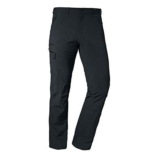 Schöffel pants koper1, pantaloni lunghi da escursionismo uomo, nero, 58