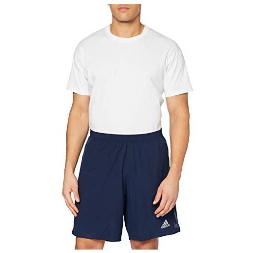 adidas own the run shorts, pantaloncini da uomo, conavy/blu royal, s 7