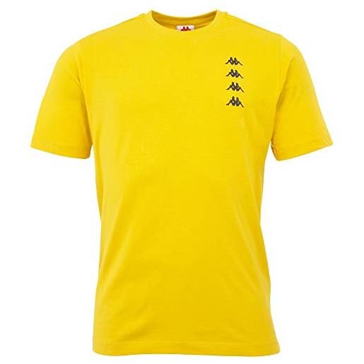 Kappa geworg, t-shirt uomo, 14-0755 sulphur, s