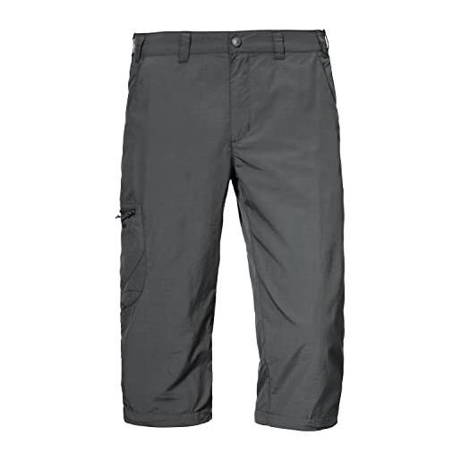 Schöffel pantaloni corti da uomo springdale1, uomo, pantaloni corti da trekking. , 22136, grigio (asphalt), 56
