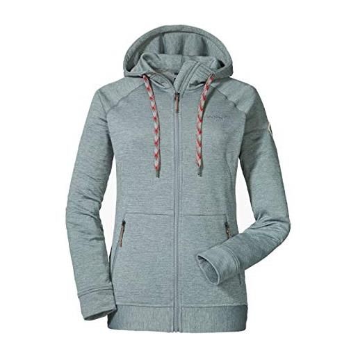 Schöffel setagaya fleece jacket, giacca in pile da donna, fragola ghiaccio, 46