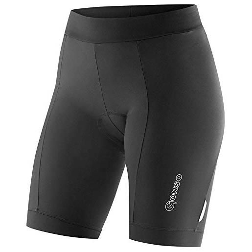 Gonso, pantaloncini da ciclismo da donna lisa v2, black, 44, 26201