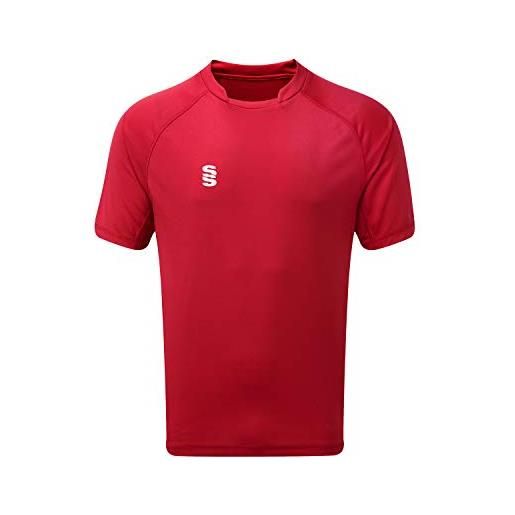 Surridge Sports - camicia da uomo con colletto, uomo, giochi camicia, du009ro-s, royal, s