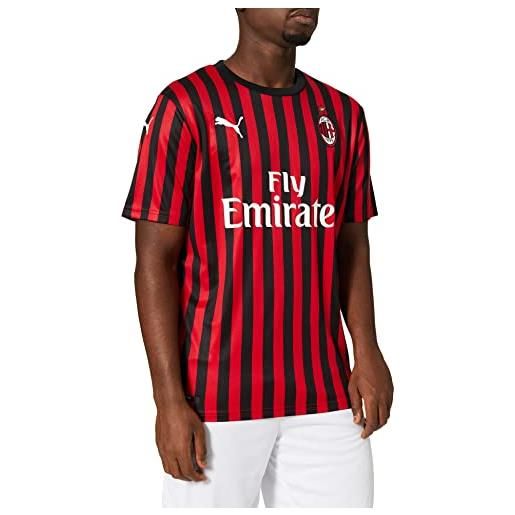PUMA ac milan 1899 home shirt replica top2 player, maglia calcio uomo, tango red/black, l