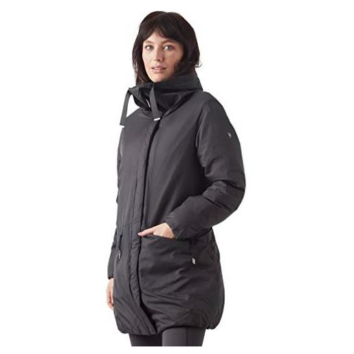 Craghoppers - giacca impermeabile con piume, da donna, colore: antracite, taglia 48
