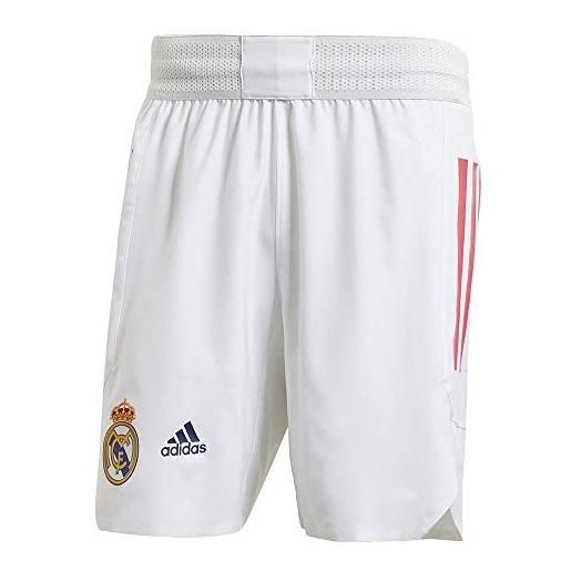adidas rm bb h short - pantaloncini da uomo, uomo, pantalone corto, gi4584_s, bianco (blanco/rospri), s
