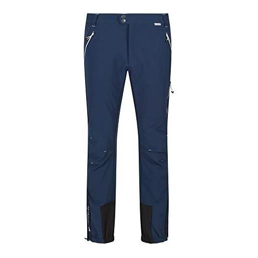 Regatta mountain winter trousers - pantaloni elasticizzati da uomo con vita elasticizzata e tasche con zip, nightfall/nightfall, taglia: 2xl produttore: 38