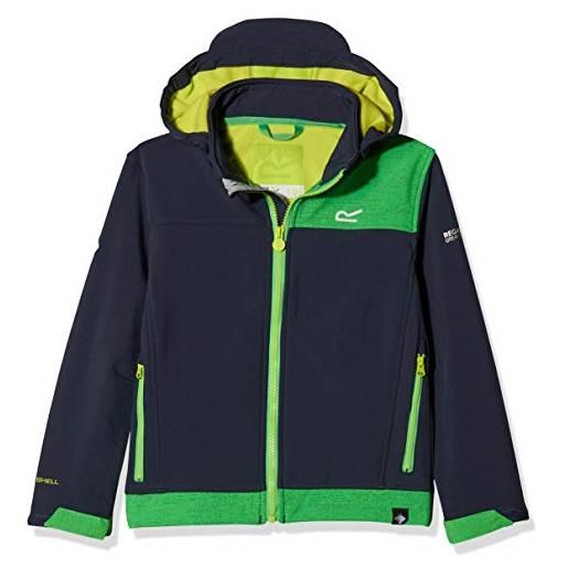 Regatta astrox soft shell da bambino, bambini, rkl081 4vdc09, duchesse/mroc, fr: m (taille fabricant: 9-10)