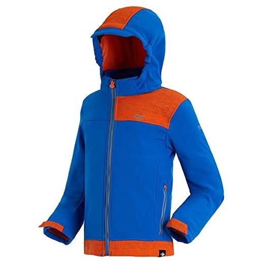 Regatta astrox soft shell da bambino, bambini, rkl081 4v5c03, navy/fairway, fr: xxs (taille fabricant: 3-4)