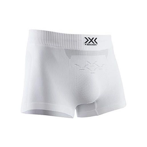 X-Bionic energizer mk3 lt, boxer shorts uomo, arctic white/dolomite grey, s