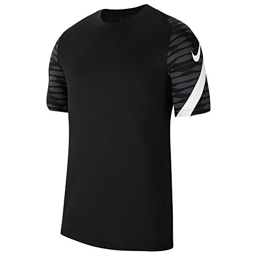 Nike dri-fit strike 21, maglia manica corta uomo, university red/gym rot/weiss/weiss, l