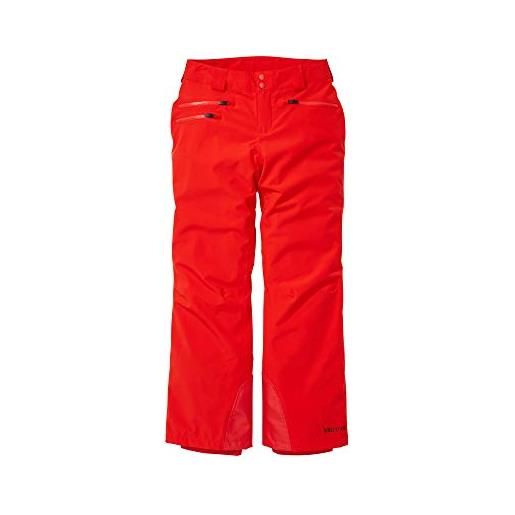 Marmot wm's slopestar pant pantaloni da neve rigidi, abbigliamento per sci e snowboard, antivento, impermeabili, traspiranti, donna, black, m