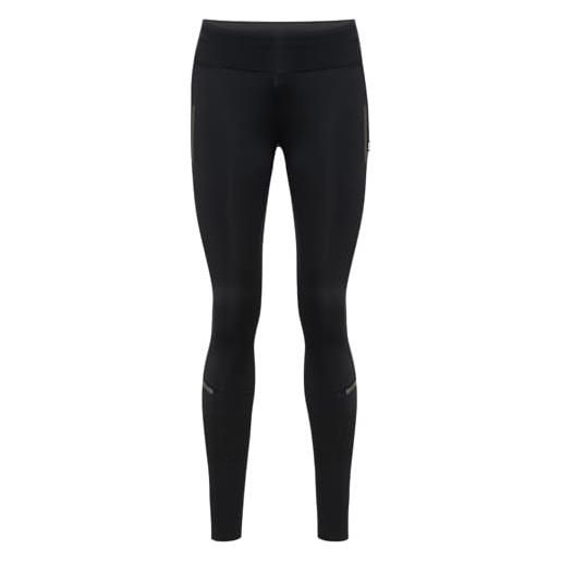 GORE WEAR pantaloni a compressione da donna impulse tights, gore selected fabrics, 42, nero