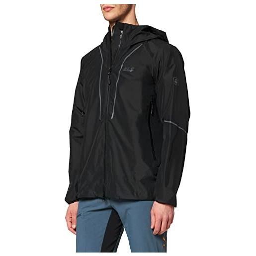 Jack Wolfskin sierra trail - giacca hardshell da uomo, uomo, giacca hardshell da uomo, 1110162, nero, l