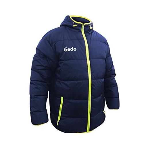 Gedo lf131403 parka freddo, bambini, bambino, lf131403, marino - giallo fluorescente, xxxs