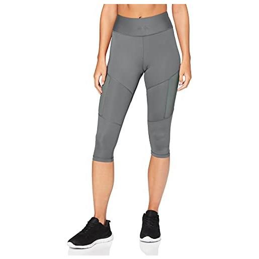 SWEDISH FALL LIFTING ATHLETES - pantaloni capri da donna, donna, l4p40c59s4, grigio acciaio, l