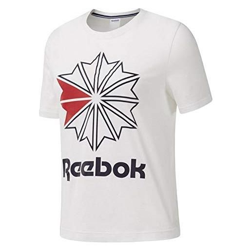 Reebok ac gr tee maglietta da donna, donna, maglietta, dh1345, bianco/rosso (blanco/prired), xs