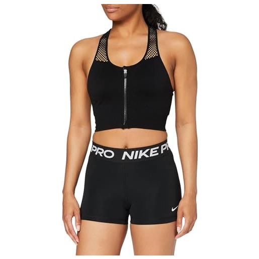 Nike w np 365 short 3, pantaloncini donna, black/(white), l