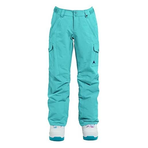 Burton elite cargo, pantaloni da snowboard bambine e ragazze, aruba, s